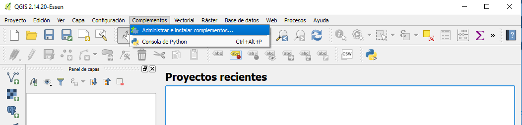 Abrir tabla de atributos